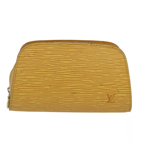 LOUIS VUITTON Epi Dauphine PM Pouch Yellow - Picture 15 of 16